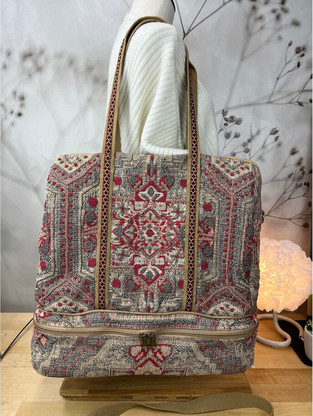 Free People Magic Carpet Weekender Bag !Rare and GORGEOUS Embroidered.
